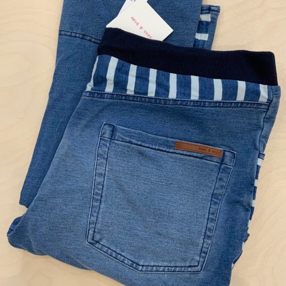 SASS & BIDE Facing North Striped Pants Indigo - Picture 5 of 5